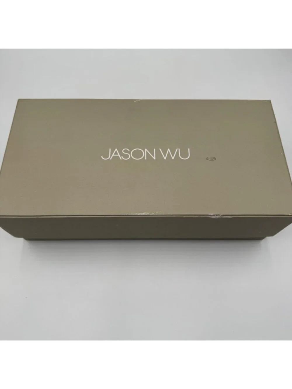 Jason Wu Glass Ornament Set Of 3 Deep Red White Black Gold Accents